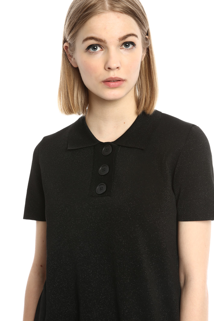 Polo in misto lana e lurex Intrend Polo in misto lana e lurex Intrend
