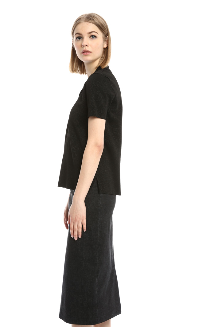 Polo in misto lana e lurex Intrend Polo in misto lana e lurex Intrend