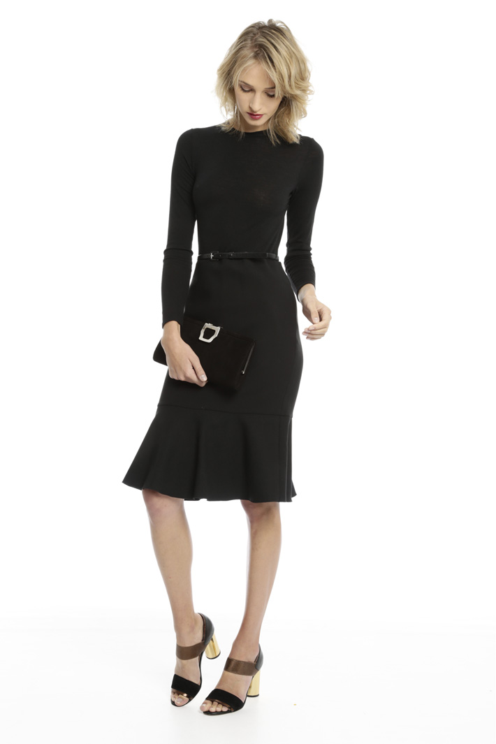 Clutch in pelle scamosciata Intrend Clutch in pelle scamosciata Intrend