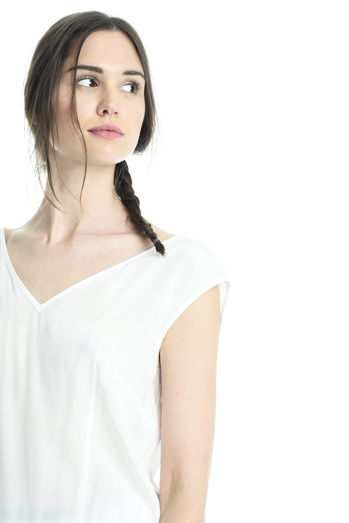 Tuta in crepe e jersey Intrend Tuta in crepe e jersey Intrend