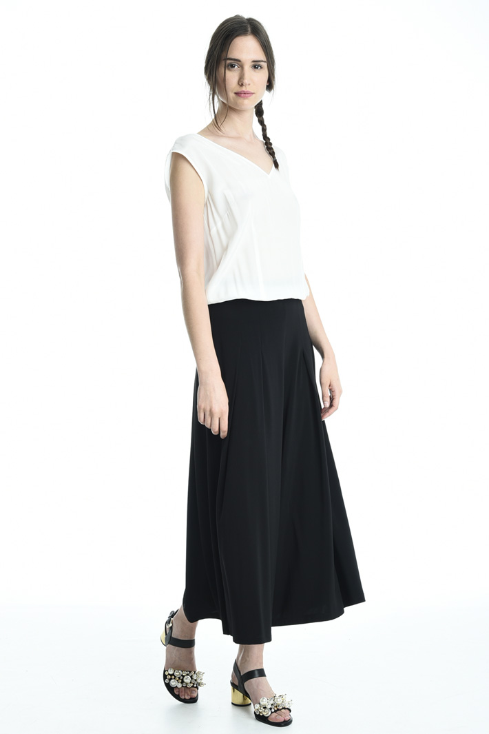 Tuta in crepe e jersey Intrend Tuta in crepe e jersey Intrend
