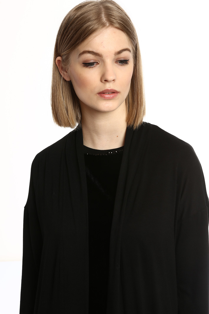 Cardigan lungo in jersey Intrend Cardigan lungo in jersey Intrend