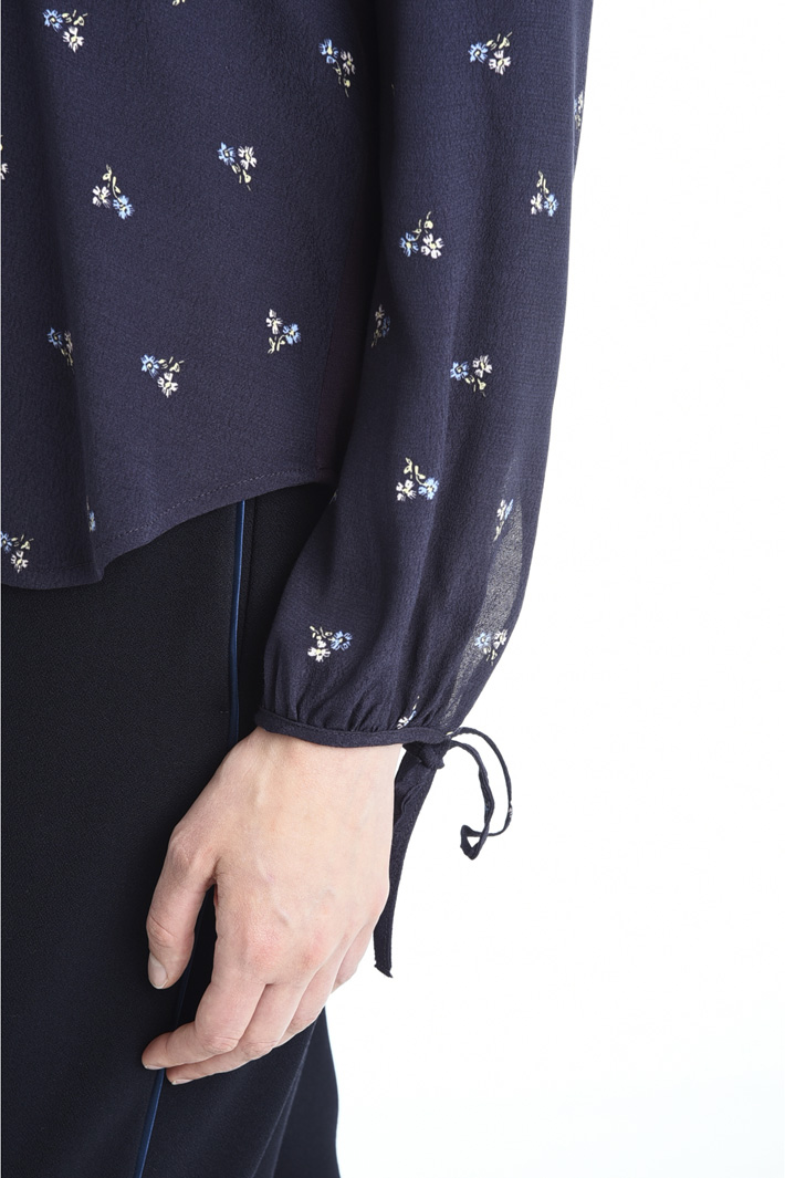 Blusa in jersey e sablé Intrend Blusa in jersey e sablé Intrend