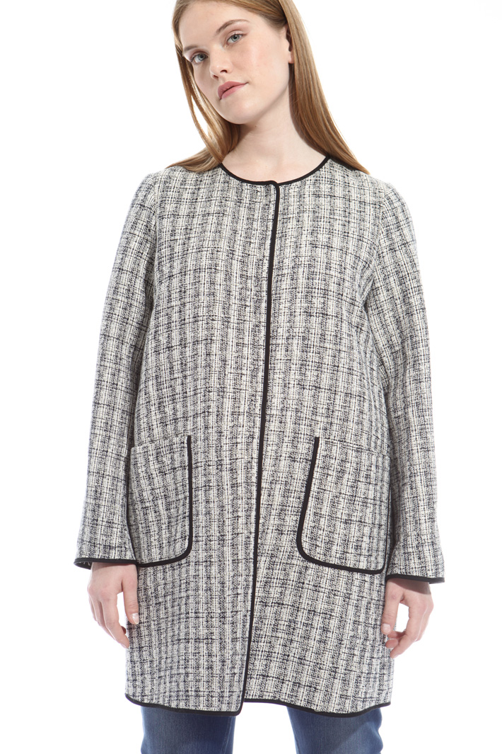 Interwoven duster coat Intrend Interwoven duster coat Intrend