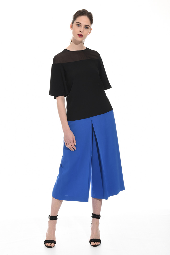Divided skirt in cady Intrend Divided skirt in cady Intrend