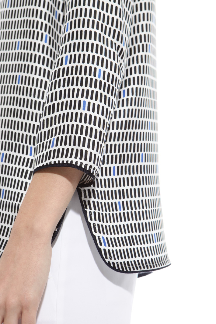 Printed twill blouse Intrend Printed twill blouse Intrend