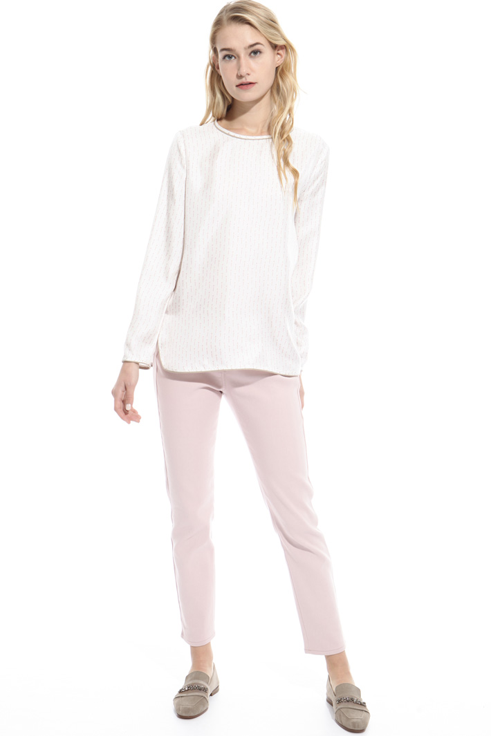 Printed twill blouse Intrend Printed twill blouse Intrend