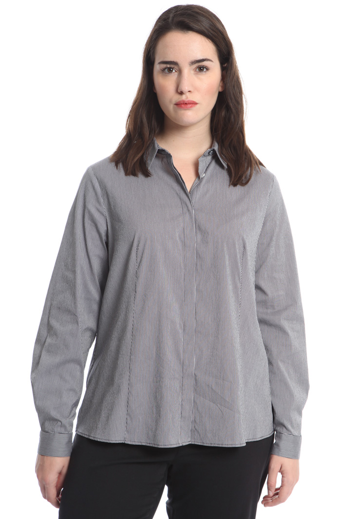 Camicia in cotone tinto filo Intrend Camicia in cotone tinto filo Intrend
