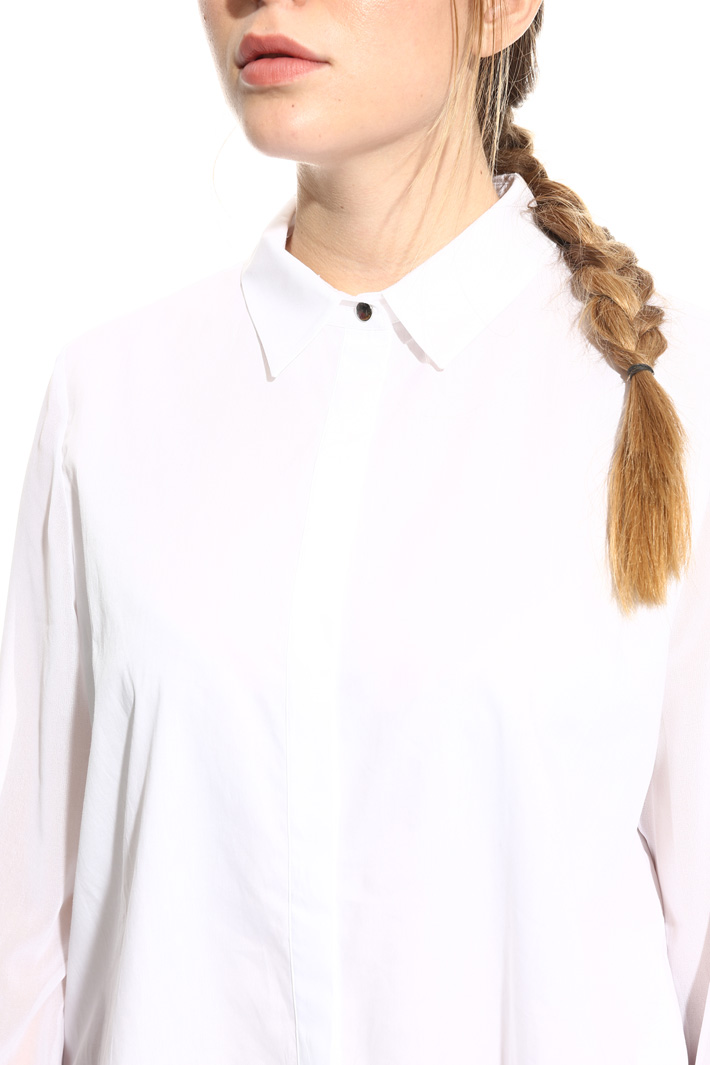 Camicia in cotone e gerogette Intrend Camicia in cotone e gerogette Intrend