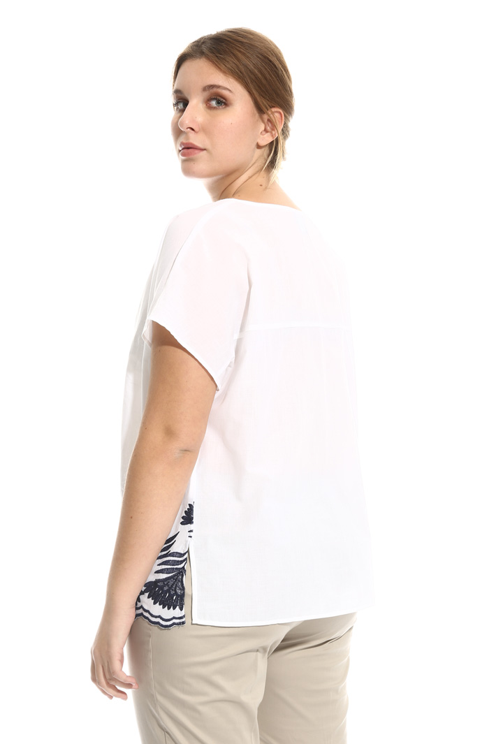 Blusa in cotone ricamato Intrend Blusa in cotone ricamato Intrend