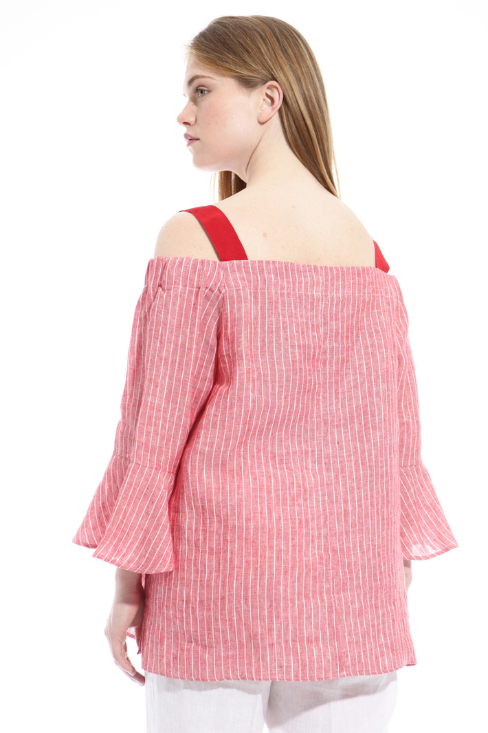 Top con spalline in gros grain Intrend Top con spalline in gros grain Intrend