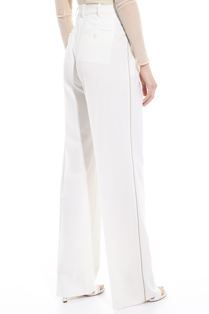 Straight cut wool trousers Intrend Straight cut wool trousers Intrend