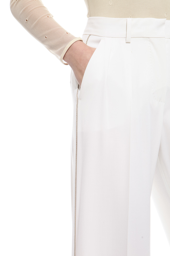 Straight cut wool trousers Intrend Straight cut wool trousers Intrend