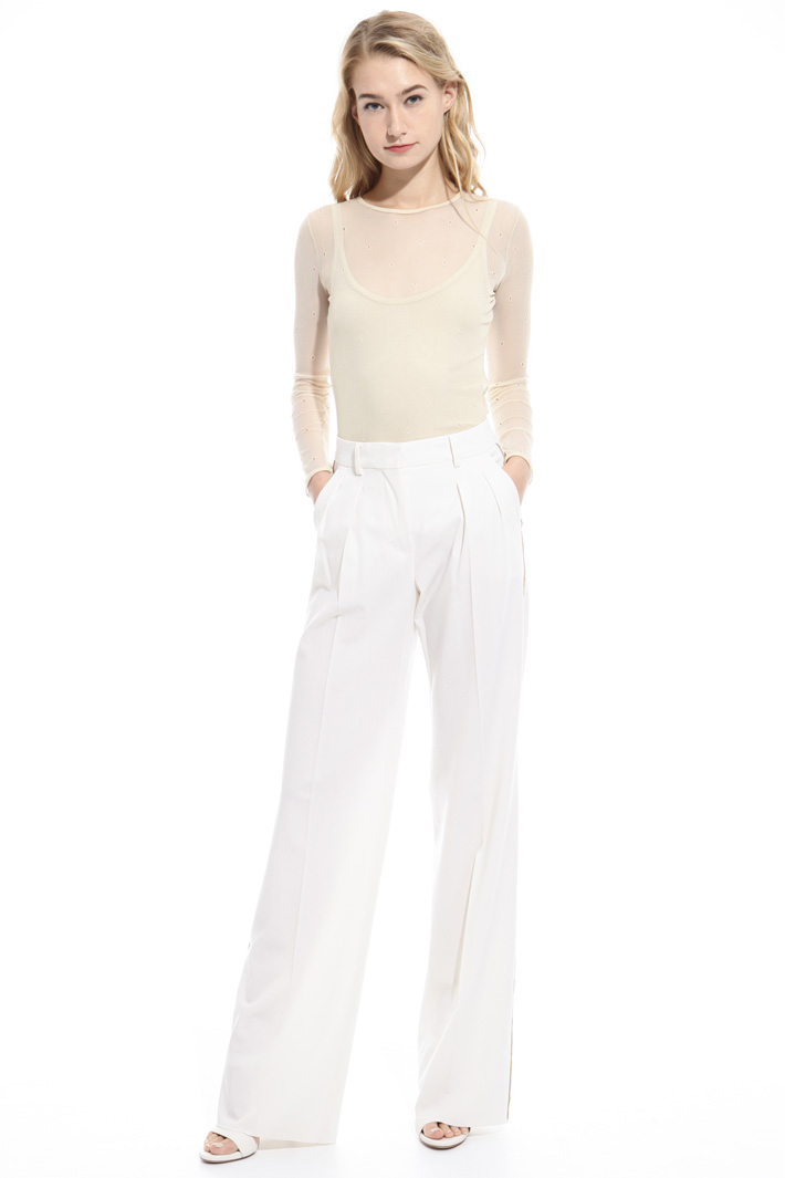 Straight cut wool trousers Intrend Straight cut wool trousers Intrend
