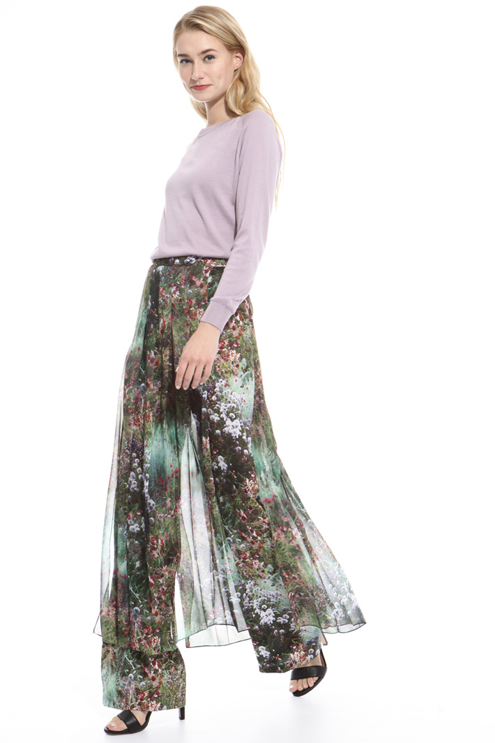 Pure silk palazzo trousers Intrend Pure silk palazzo trousers Intrend