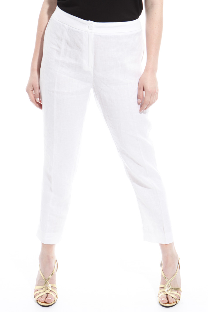 Pantaloni in puro lino Intrend Pantaloni in puro lino Intrend