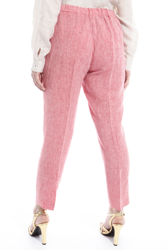 Pantalone in lino fiammato Intrend Pantalone in lino fiammato Intrend