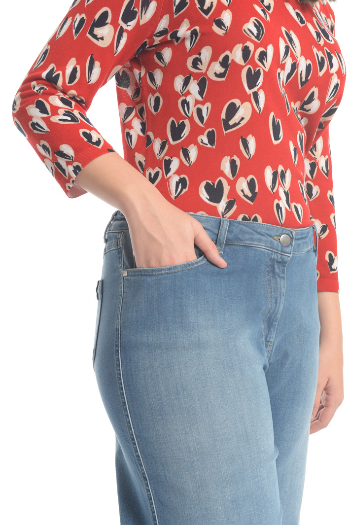 Jeans cropped in denim Intrend Jeans cropped in denim Intrend
