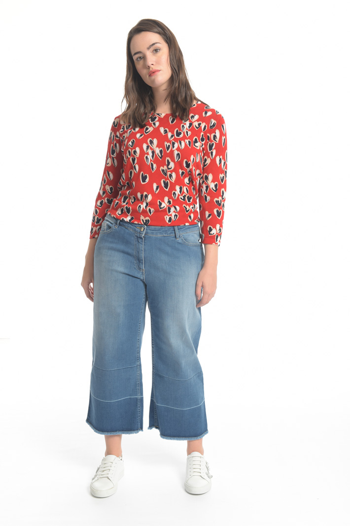 Jeans cropped in denim Intrend Jeans cropped in denim Intrend