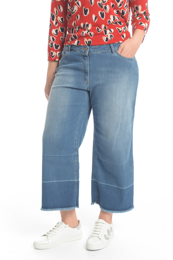 Jeans cropped in denim Intrend Jeans cropped in denim Intrend