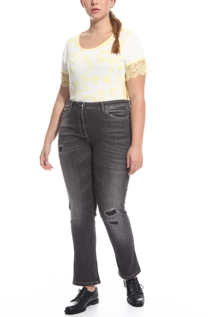 Jeans aderente in denim Intrend Jeans aderente in denim Intrend