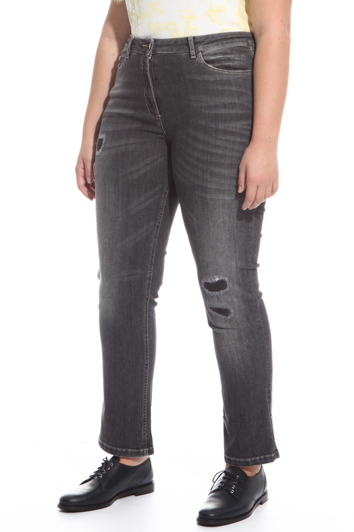 Jeans aderente in denim Intrend Jeans aderente in denim Intrend