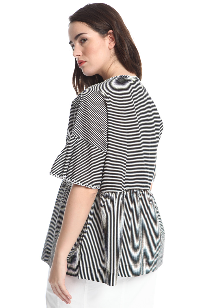 Blusa in voile di cotone Intrend Blusa in voile di cotone Intrend