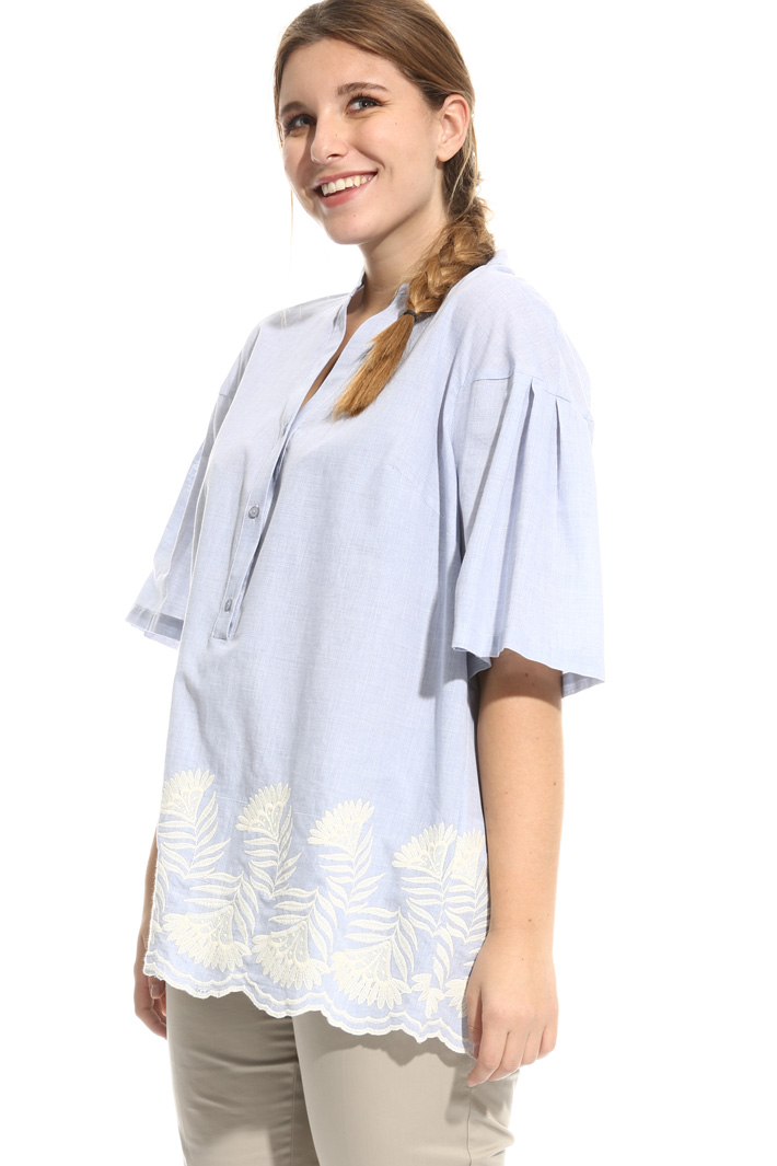 Casacca in cotone ricamato Intrend Casacca in cotone ricamato Intrend