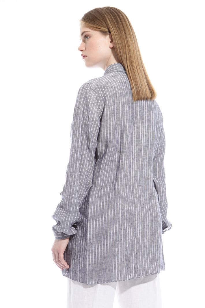 Camicia con cintura in vita Intrend Camicia con cintura in vita Intrend