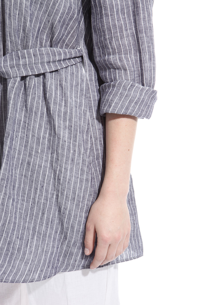 Camicia con cintura in vita Intrend Camicia con cintura in vita Intrend