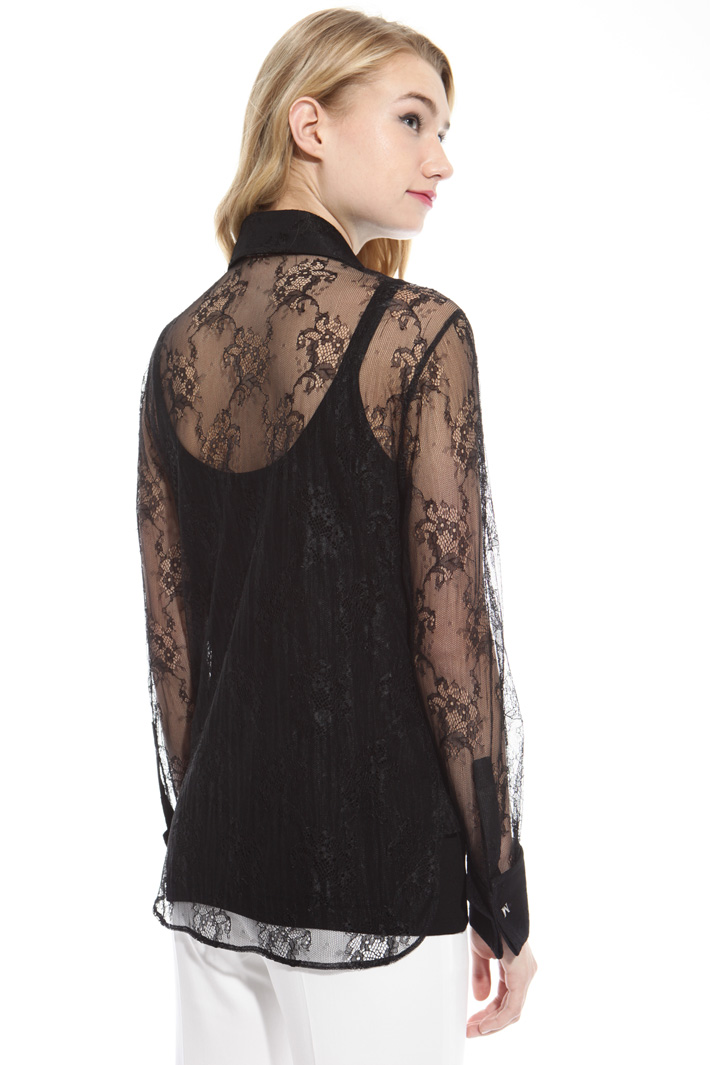 Camicia in pizzo chantilly Intrend Camicia in pizzo chantilly Intrend