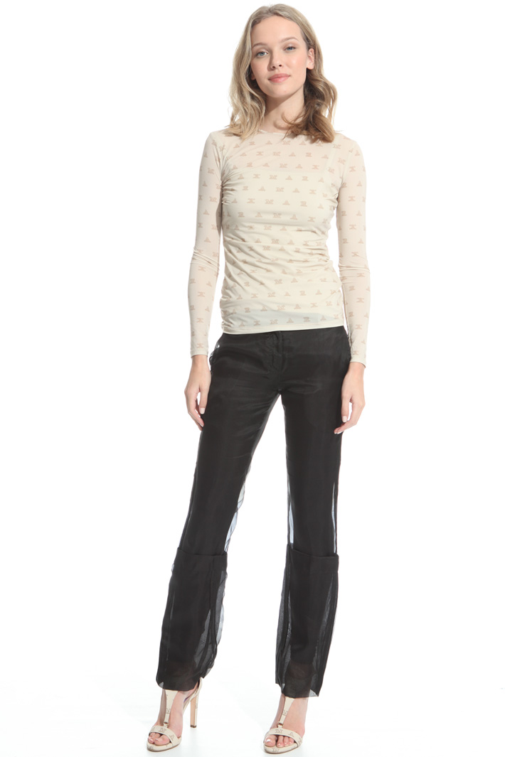 Silk organza trousers Intrend Silk organza trousers Intrend