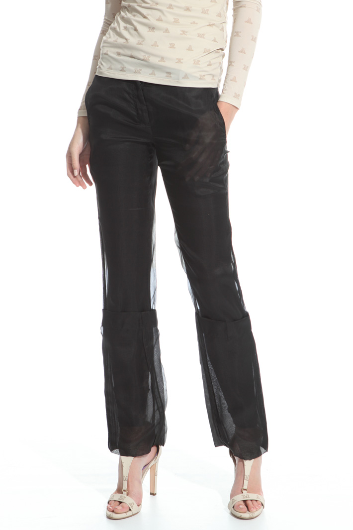 Silk organza trousers Intrend Silk organza trousers Intrend