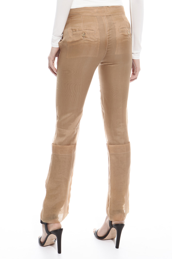 Pantalone in organza di seta Intrend Pantalone in organza di seta Intrend