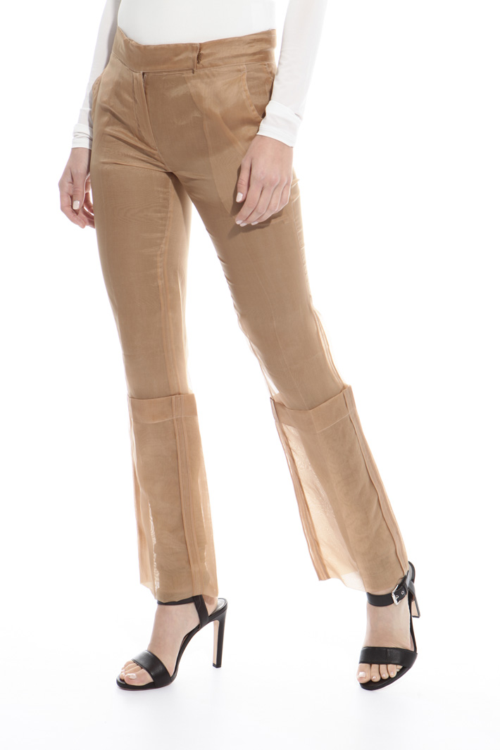Pantalone in organza di seta Intrend Pantalone in organza di seta Intrend