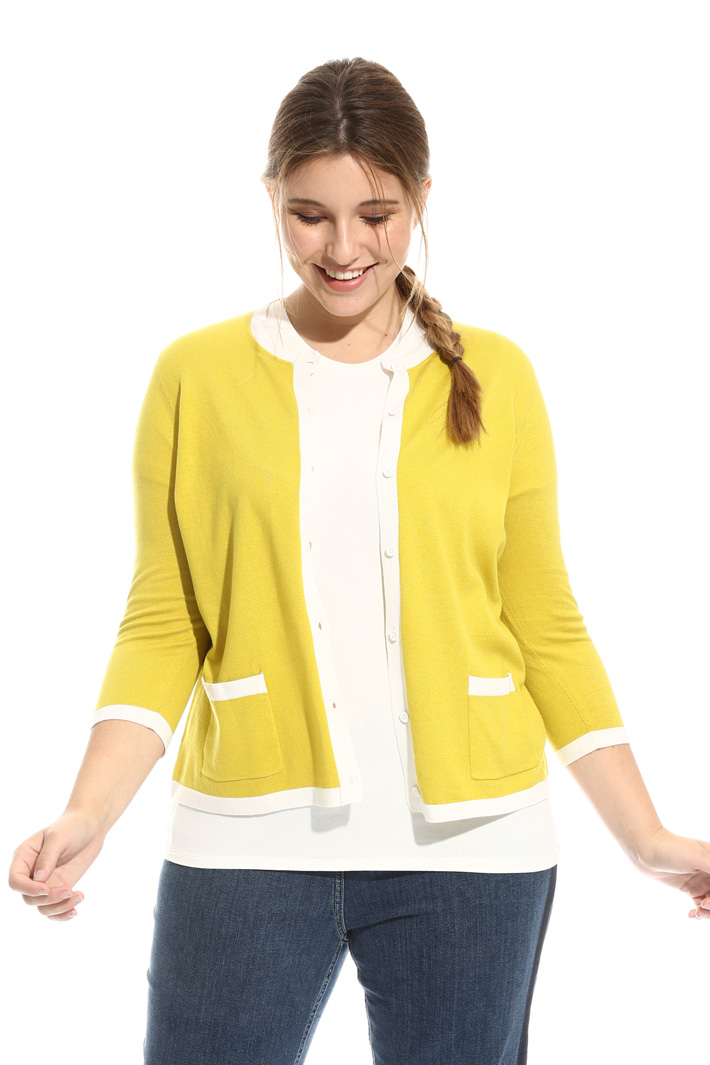 Cardigan misto seta e cotone Intrend Cardigan misto seta e cotone Intrend