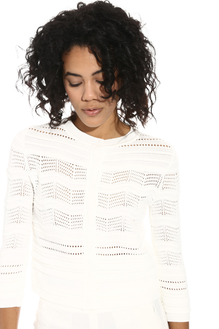 Cardigan traforato in viscosa Intrend Cardigan traforato in viscosa Intrend