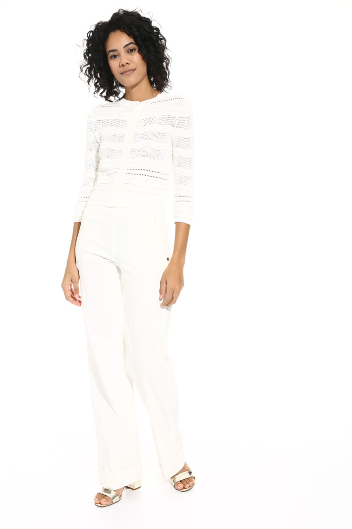 Cardigan traforato in viscosa Intrend Cardigan traforato in viscosa Intrend