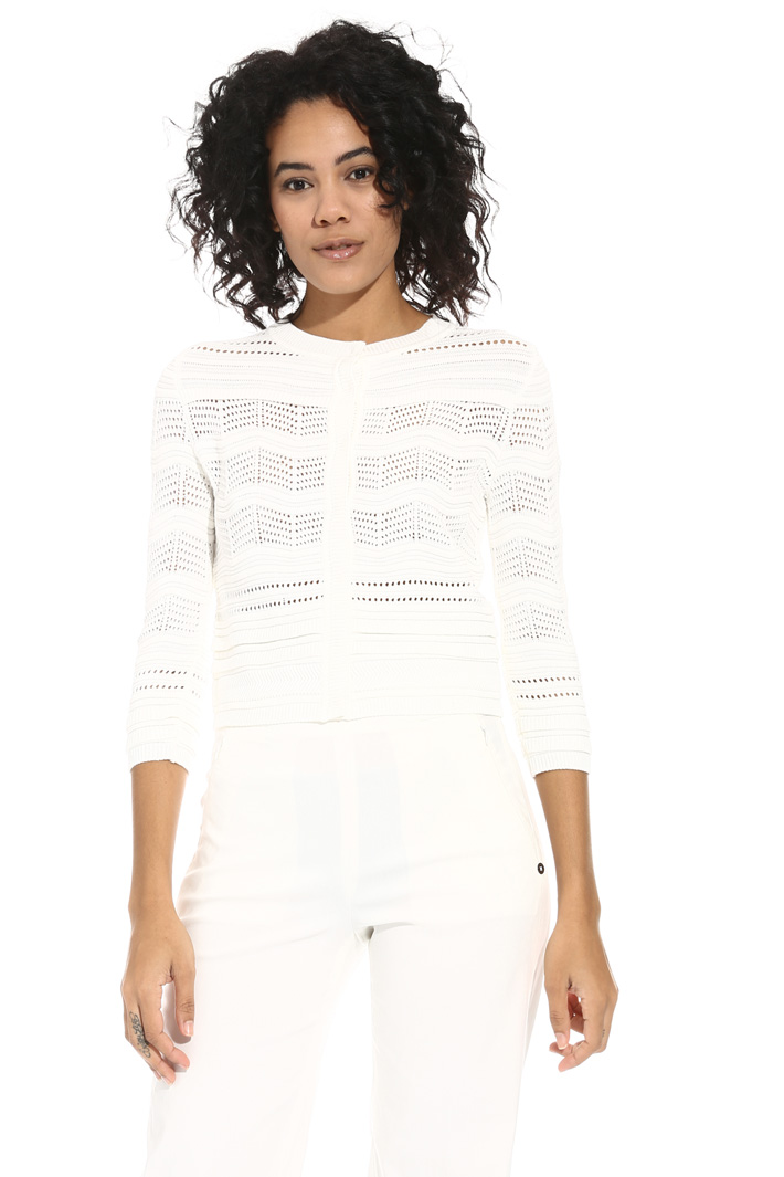 Cardigan traforato in viscosa Intrend Cardigan traforato in viscosa Intrend