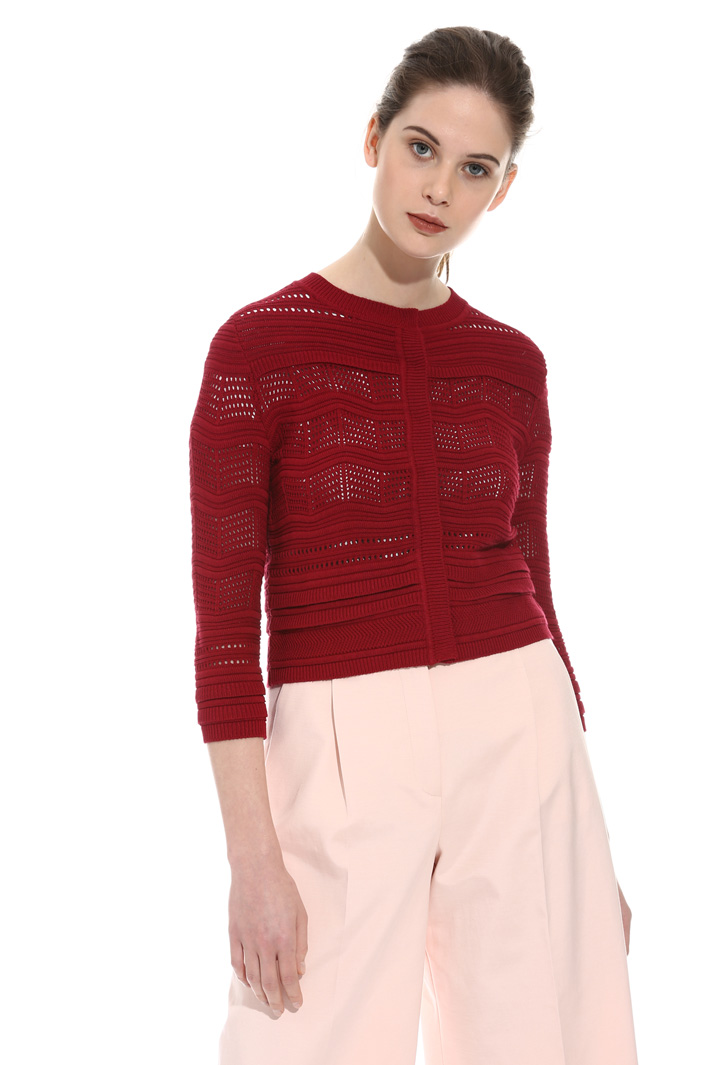 Cardigan traforato in viscosa Intrend Cardigan traforato in viscosa Intrend