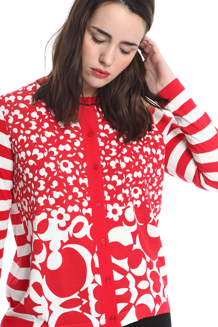 Cardigan in viscosa stretch Intrend Cardigan in viscosa stretch Intrend