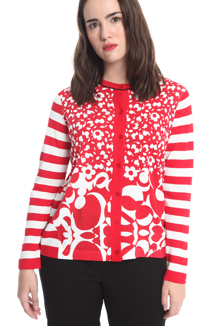 Cardigan in viscosa stretch Intrend Cardigan in viscosa stretch Intrend