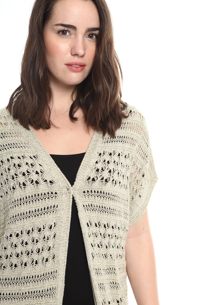 Cardigan crochet lurex Intrend Cardigan crochet lurex Intrend