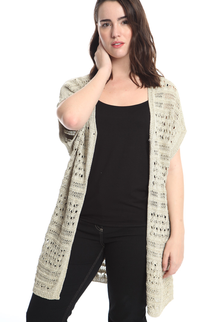 Cardigan crochet lurex Intrend Cardigan crochet lurex Intrend