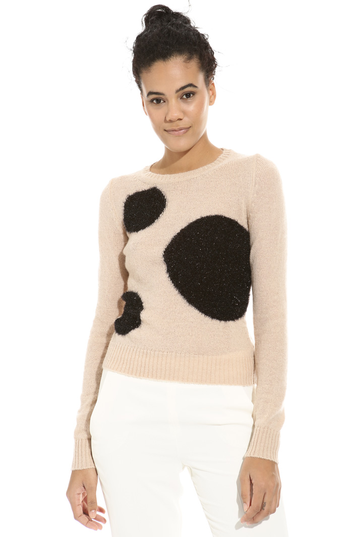 Lurex design sweater Intrend Lurex design sweater Intrend