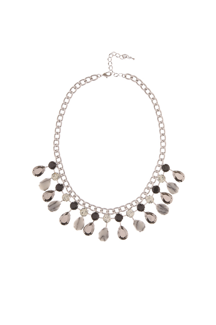 Collana in metallo con pietre Intrend Collana in metallo con pietre Intrend
