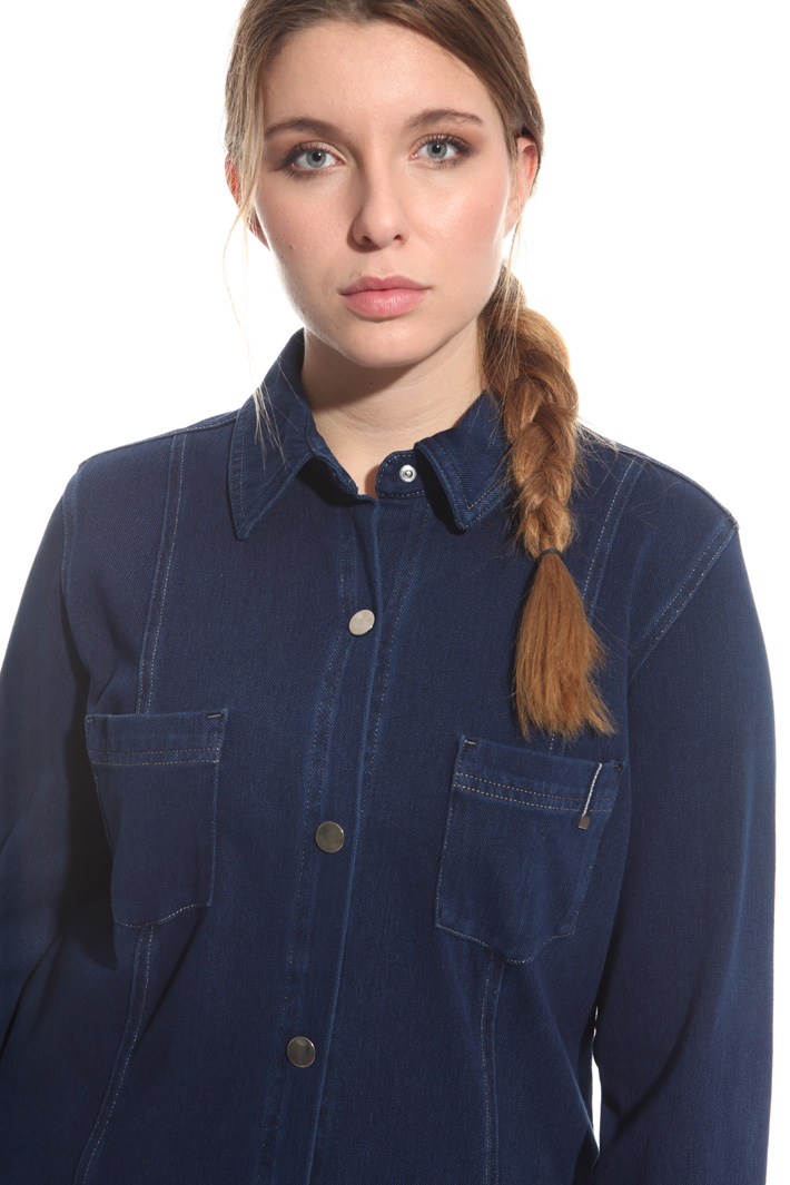 Giacca in jersey denim Intrend Giacca in jersey denim Intrend