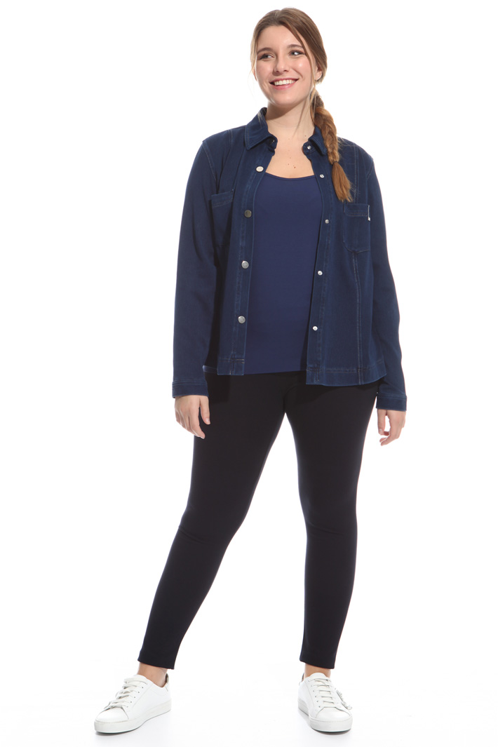 Giacca in jersey denim Intrend Giacca in jersey denim Intrend