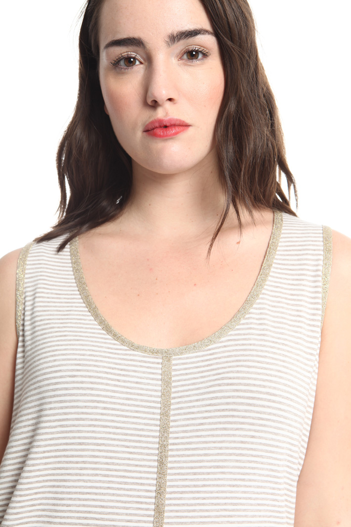 Canotta in jersey lurex Intrend Canotta in jersey lurex Intrend