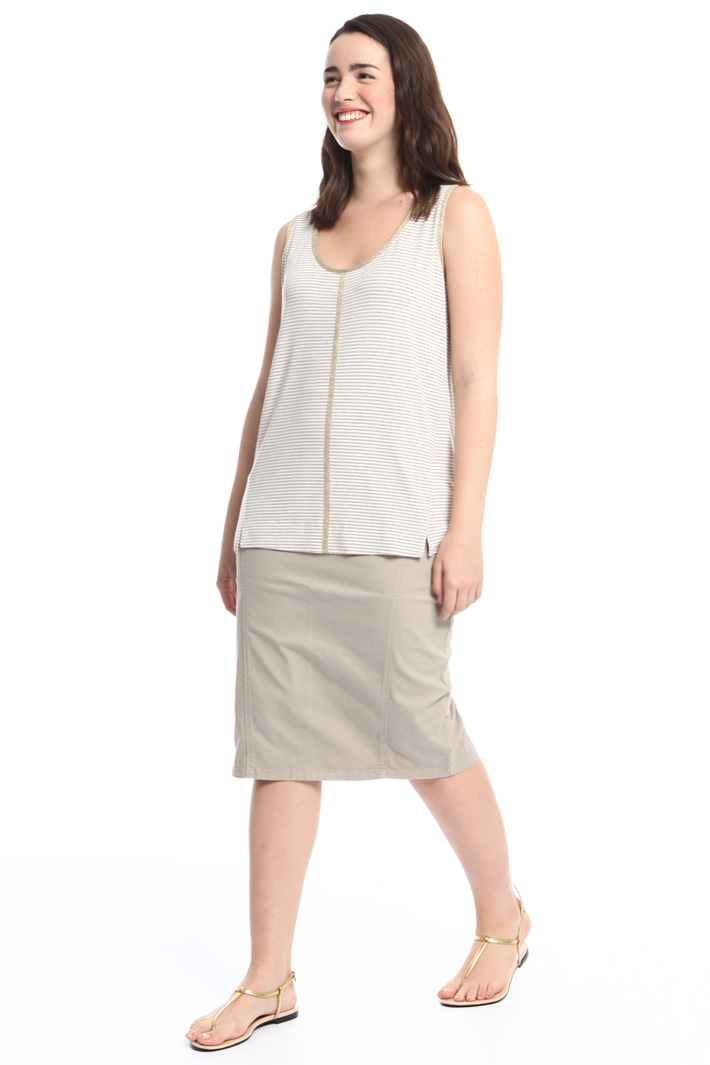 Canotta in jersey lurex Intrend Canotta in jersey lurex Intrend